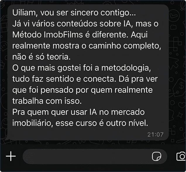 Depoimento aluno 1