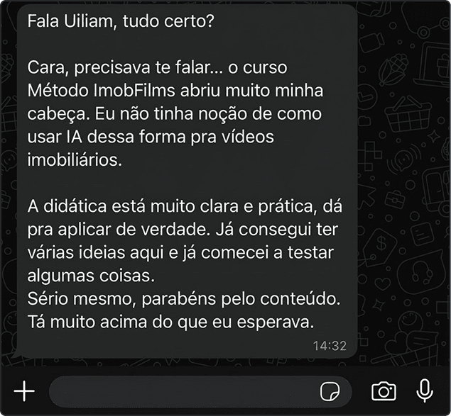 Depoimento aluno 2